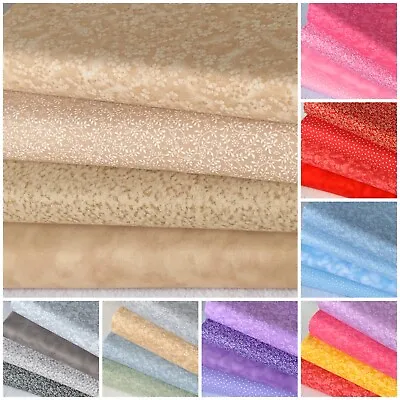 £11.45 • Buy 100% Cotton Fabric Fat Quarter Bundle Basics Blenders Quilting Patchwork 1 F