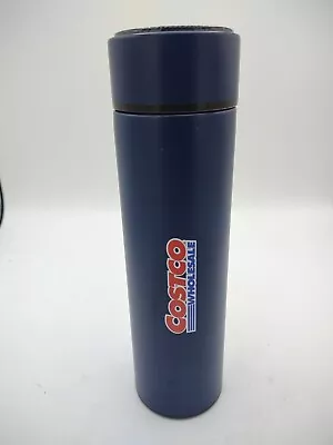 Costco Water Bottle Digital Sensor Blue Thermos Coffee Tea Infuser Vacuum LED • $14.95