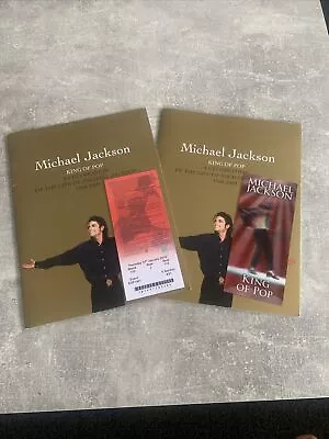 Michael Jackson ORIGINAL  This Is It  Hologram Concert Ticket And Memorial Book • £299