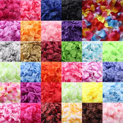 £2.50 • Buy Silk Rose Petals Flower Table Decoration Confetti Wedding Engagement Party