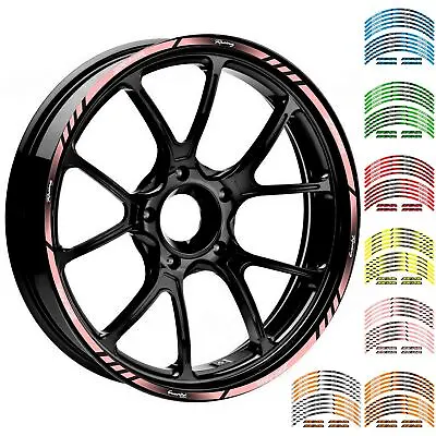 17  18  ZX14R Motorcycle Wheel Rim Tape Decal Stripes Sticker For Kawasaki ZX14R • $12.48