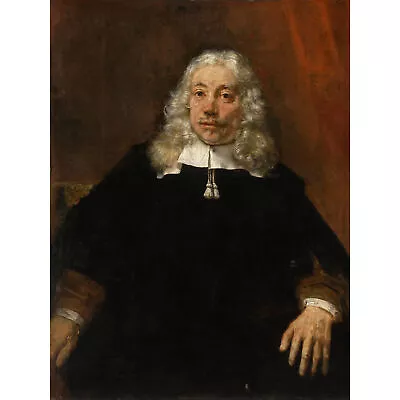 Rembrandt Portrait Of A White Haired Man Extra Large Art Poster • £18.49