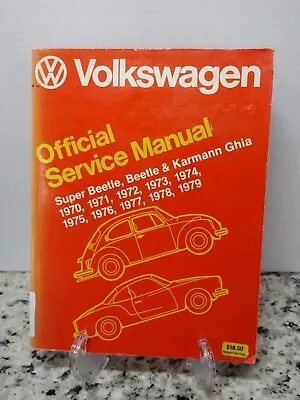 Volkswagen Official Service Manual - Super Beetle Beetle & Karmann Ghia  70-79 • $35