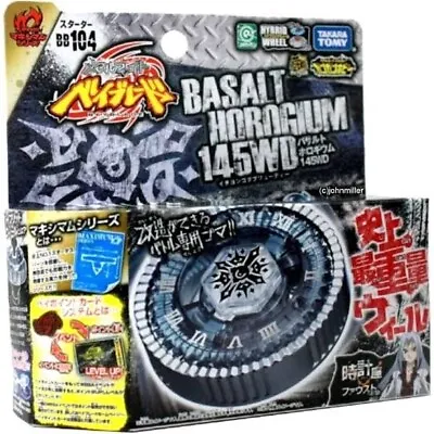 TAKARA TOMY BEYBLADE BASALT HOROGIUM/ TWISTED TEMPO 145WD Australian Seller • $27.99