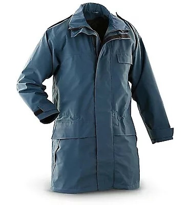 Genuine British Raf Wet Weather Waterproof Blue Jacket Coat & Liner - 170/110 • £39.16