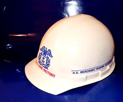 Vintage  S.S. LANE VICTORY  U.S. Merchant Marine Veterans World War II Hardhat • $20