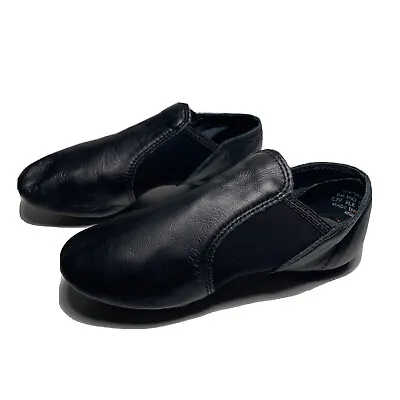 $14.99 • Buy Capezio Size 5 M Womens Ej2 Jazz Dance Ankle Slip-on Shoes Black Leather