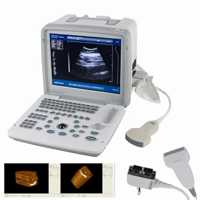 $1749 • Buy Hot S+Digital SVGA 3D Portable Ultrasound Scanner Machine Convex  Linear 2 Probe