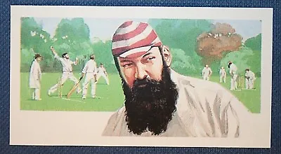 W G GRACE  Gloucestershire & England Cricketer  Vintage 1960's Card  CD20M • £3.99