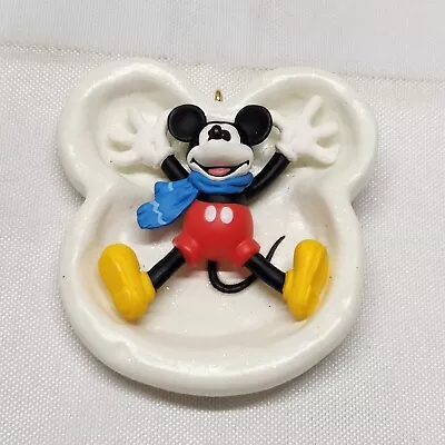 Mickey Mouse 1997 COLLECTOR Snow Angel  Hallmark Keepsake Christmas Ornament • $8.99