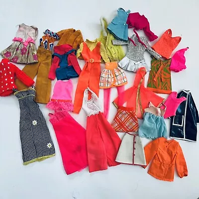 Huge Vintage Barbie Doll Clothing Lot 1960s Mod Styles Barbie Francie Julia • $32.37