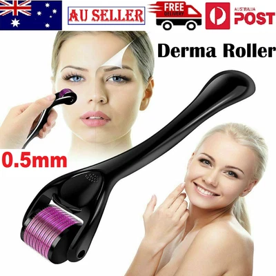 $16.90 • Buy New 0.5mm Derma Roller 540 Titanium Needle Hair Beard Growth Anti Scars Remover