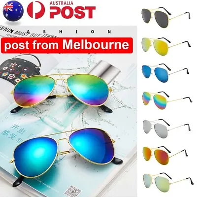 $5.99 • Buy Mens Sunglasses Frame Glasses Men Sports Driving Eyewear Aviator Fashion Pilot