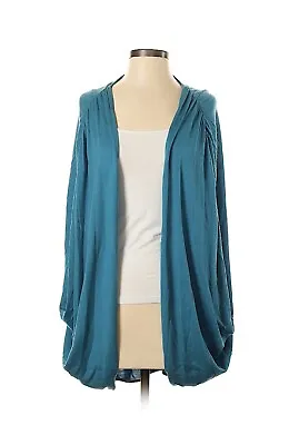 B. Chyll Turquoise Silk Cardigan • $24