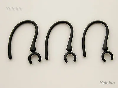 3 New Black Color Ear Hooks Loops Clips For Jawbone ERA Headset Devices • £29.47