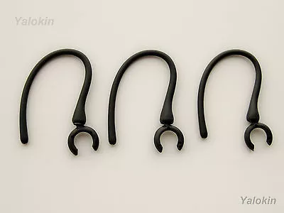 3 NEW Black Ear Hooks Loops Clips For Jawbone ERA Headset -NEW • £29.47