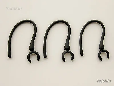 3 New Black Ear Hooks Loops Clips For Jawbone ERA Headset • £22.72