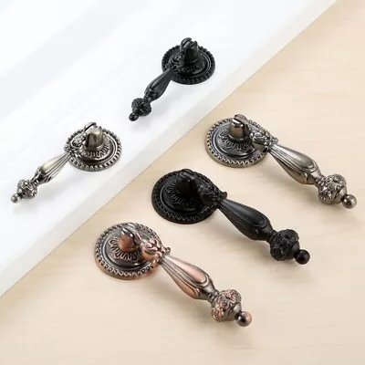 $6.26 • Buy 2x Vintage Furniture Cabinet Handles Cupboard Wardrobe Door Knobs Pull Hardware
