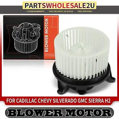A/C Blower Motor Fan Assembly For Chevrolet Silverado 1500 Hummer H2 2003-2007 • $37.69