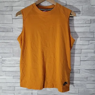 £8.90 • Buy Ladies NIKE Orange Vest Top Sleeveless Medium Size 12-14 UK Gym Yoga