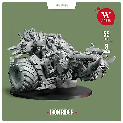 Iron Rider- Artel W- Ork Deffkilla Wartrike Bike Warboss Megatrakk Snazzwagon • $121.38