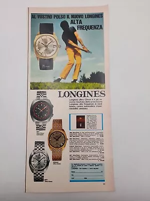 £4.14 • Buy 1969 Longines Ultra Chron High Frequency Advertising Clipping Clipping