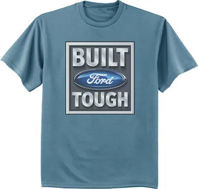 Built Ford Tough T-shirt For Men Ford Mustang Trucks Mopar Racing Decal Tee • $18.95