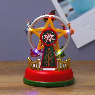 Glowing Carousel Multi-purpose Vivid Xmas Themed Led Ornaments New Year Gifts • $31.85
