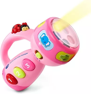 VTech Spin And Learn Color Flashlight Toy Pink NWT New In Box • $16.99