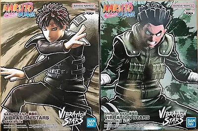Naruto Shippuden GĀRA (Gaara) Rock Lee Figure Set Of 2 VIBRATION STARS Banpresto • $47.98