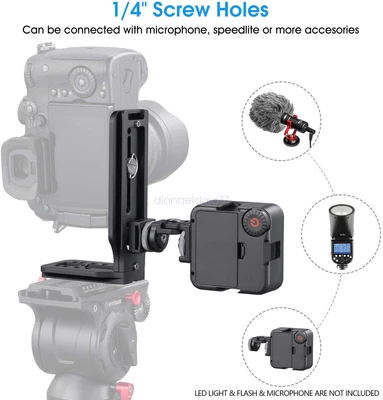 L-Bracket Quick Release Plate For DSLR Camera Arca Swiss Tripod Head Universal • $24.24