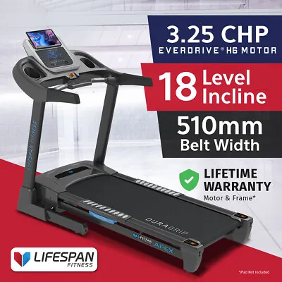 $1899 • Buy Lifespan Fitness APEX Choice Recommended New Electric Treadmill EverDriveMotor