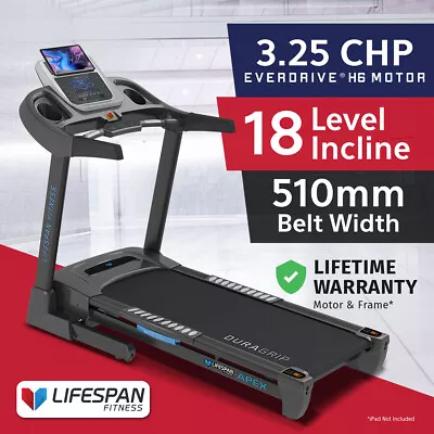 Lifespan Fitness APEX Choice Recommended New Electric Treadmill EverDriveMotor • $1708.18