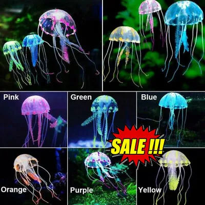 Bright Jellyfish Aquarium Fish Tank Decoration Animal Accessories 2024 TOP • $4.63