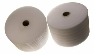 Two 188' Rolls Of 1/8  Thick Packaging Foam Wrap 12  Tall  Free Shipping • $65.42