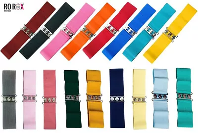 £6.99 • Buy Banned Elasticated Belt Nurse Vintage Retro Rockabilly 50s Classic Waist Cincher