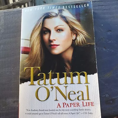 TaTum O'neal A Paper Life Autobiography 2004 Soft Cover • $6.75