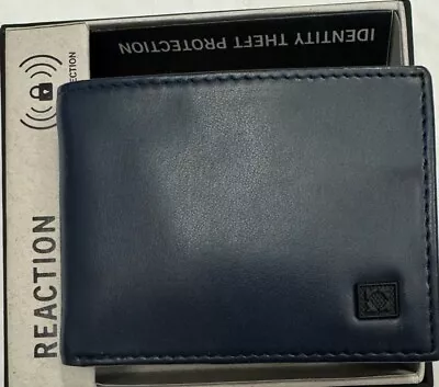 Kenneth Cole Reaction Men Manmade Materials Slim Passcase Wallet $14.50 • $14.50