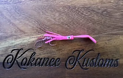 Kokanee Kustoms Pink Flat Billed Trolling Lure • $6.99