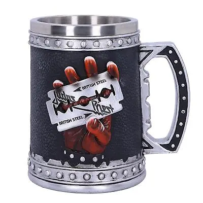Nemesis Now Tankard Judas Priest British Steel Album Drinking Hand Painted Gift • £39.99