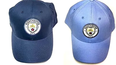£25.99 • Buy Manchester City Caps Hats Sky Blue Or Navy Blue Official Football Club Gifts