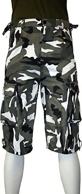 Dallaswear Safari Cargo Shorts (Urban Camo Shorts) • £19.95