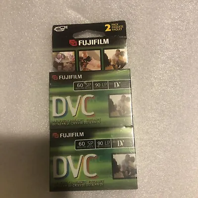 FujiFilm 2-pack DVC Digital Video Cassette Film (60 SP/90 LP) • $12.99