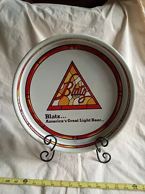 Vintage Blatz America's Great Light Beer Metal Beer Tray 13 . • $19.99