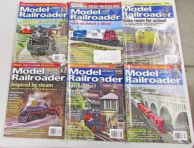 Lot Of 6 Model Railroader Magazines 2019-2020 • $9.99