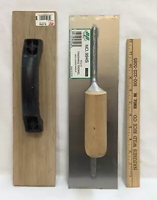 Lot Of 2 Marshalltown Hand Trowels Construction Tool Plastic Metal Wood • $26.99