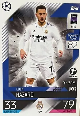 Eden HAZARD 1st EDITION Match Attax 2022/2023 Champions League Real Madrid 22/23 • £0.99