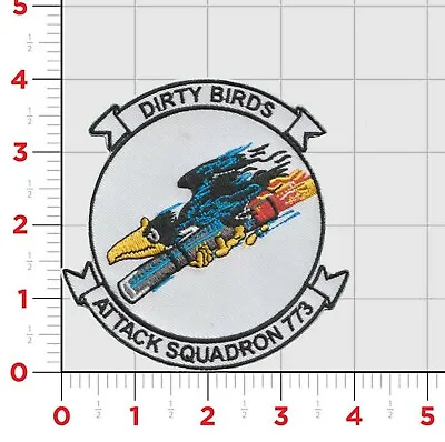 $28.99 • Buy 4  Navy Va-773 Dirty Birds Attack Squadron 773 Fixed Wing Embroidered Patch