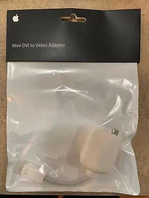 Apple Mini-dvi To Video Mini-dvi To S-video/composite Adapter M9319g/a Kw-35 • $8.25