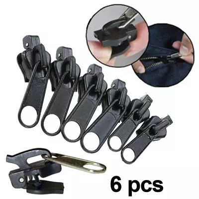 £2.99 • Buy FIX A ZIPPER Universal Repair Replacement Kit 3 Sizes Zip Fixer Slider Clip UK